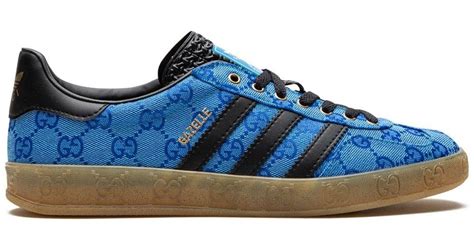 adidas gazelle x gucci blue